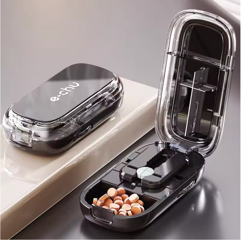 SplitCase 2-in-1 Pill Cutter & Travel Organizer