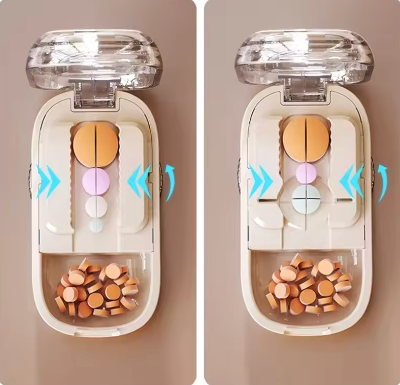 SplitCase 2-in-1 Pill Cutter & Travel Organizer